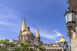 Mexico, Guadalajara Cathedral Basilica in historic center near Plaza de Armas and Liberation