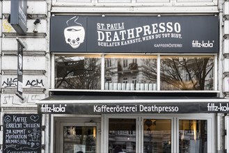 Coffee roastery, Reeperbahn, St. Pauli, Hamburg, Germany, Europe