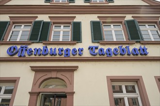 Offenburger Tageblatt, Hauptstraße, Offenburg, Baden-Württemberg, Germany, Europe