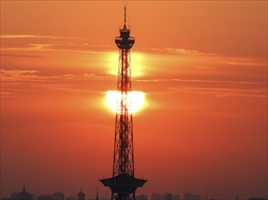 Sunrise in Berlin, Radio Tower, 06.09.2024., Berlin, Berlin, Germany, Europe