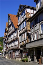 Half-timbered houses in the old town, Deutsche Fachwerkstrasse, Hannoversch Münden, Hann. Münden,