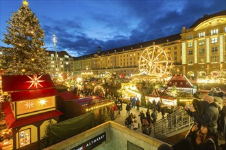 The Dresden Striezelmarkt is a Christmas market in Dresden. It has been held in Advent since 1434,