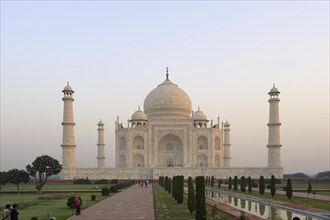 Taj Mahal, built by the Grand Mogul Shah Jahan in memory of his principal woman Mumtaz Mahal, who