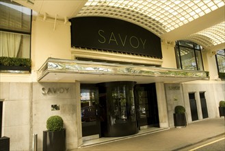 The Savoy hotel, the Embankment, London