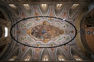 Interior view, ceiling painting, ceiling, perspective painting, Loreto Church, Igreja do Loreto,