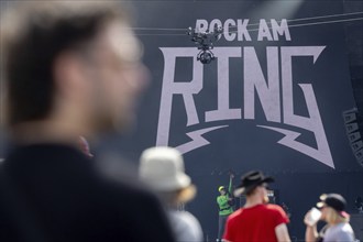 Adenau, Germany, 8 June 2024: Fans enjoy the Rock am Ring Festival. The festival takes place at the