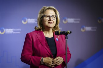 Svenja Schulze (SPD), Federal Minister for Economic Cooperation and Development, pictured at the