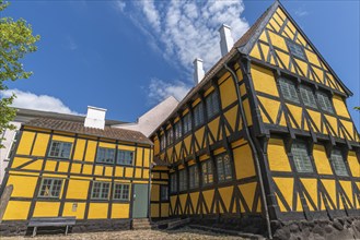 Anne Hvides Gård, old half-timbered house, Svendborg Old Town, Fyn, Fyn Island, Denmark, Europe