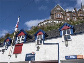 Houses in Tobermory, around the bay, Isle of Mull, Scotland, UK