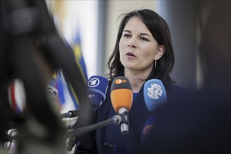 Annalena Bärbock (Bündnis 90/Die Grünen), Federal Foreign Minister, photographed during the Foreign