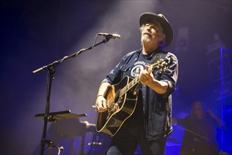 Wolfgang Niedecken, singer of BAP live on Time Travel 81/82 Tour at the Tempodrom in Berlin on 09