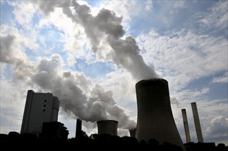 Niederaußem power plant, a base-load power plant operated by RWE PowerAG using lignite in