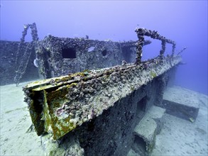 Wreck of the USS Spiegel Grove, dive site John Pennekamp Coral Reef State Park, Key Largo, Florida