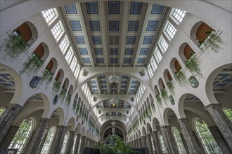 Well house with ceiling vault, Kissingen spa, inaugurated in 1842, replaced by a new building in