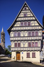 Church of Our Lady and paper mill from 1633, Arnstadt, Thuringia, Germany, Europe