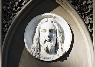 Tomb with a relief of Christ by Melchior and Sulpiz Boisserée, Old Cemetery, Bonn, North