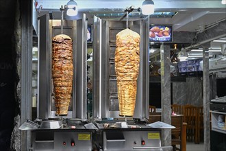 Rotating spit kebab