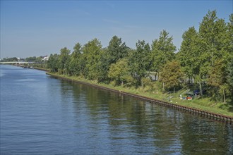 Westhafenkanal, near Beusselstraße, Moabit, Mitte, Berlin, Germany, Europe