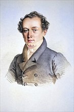 Philipp von Vacano (1802-1884) k. k. Beamter, Historical, digitally restored reproduction from a