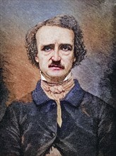 Edgar Allan Poe 1809 to 1849 US-American author, editor and critic from the 19th century print,