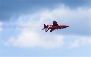 Red Arrows, Royal Air Force Aerobatic Team, Airshow 2024, Teignmouth, Devon, England, United