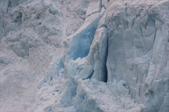 Glacier edge of Monacobreen, Liefdefjord, Woodfjord area, Spitsbergen Island, Svalbard and Jan