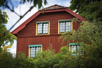 Swedish holiday home, Nordic red, house, living, farmhouse, farmhouse, rural, holiday, cottage,