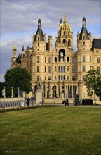 Europe, Germany, Mecklenburg-Western Pomerania, Schwerin, Schwerin Castle, built between 1845 and