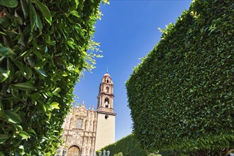 Entrance of the Templo De San Francisco (San Francisco Temple) in historic city center of San