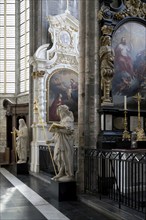 Gothic St. Nicholas Church, Lateral chapels, Ghent, Flanders, Belgium, Europe