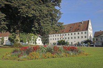 Building with wine bar and baroque garden, monastery, castle, Salem, Lake Constance region,