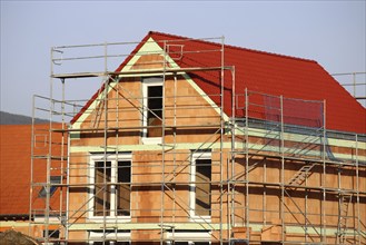 Detached house under construction