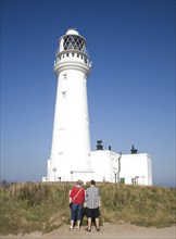 Lighthouse, Flamborough Head, Yorkshire, England, United Kingdom, Europe