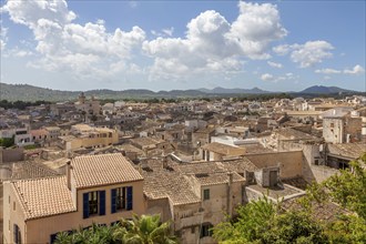 View of the town of Artà, Arta, Majorca, Balearic Islands, Spain, Europe