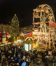 The Dresden Striezelmarkt is a Christmas market in Dresden. It has been held in Advent since 1434,