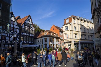 The Krämerbrücke is the oldest secular building in Erfurt and is one of the city's most famous