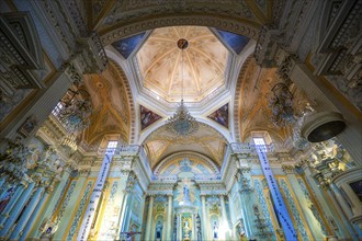 Guanajuato, Mexico-17 April, 2019: Interiors Basilica of Our Lady of Guanajuato (Basílica de