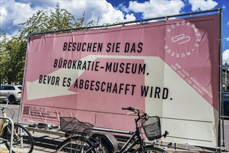 Advertising poster for the Bureaucracy Museum, Berlin, Germany, Europe