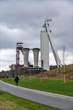 Shaft of the former Schlägel & Eisen coal mine, Shaft 3/4/7, Herten, North Rhine-Westphalia,