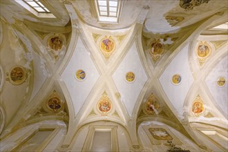 Syracuse Cathedral interior, Ortygia, Syracuse, Sicily, Italy, Europe