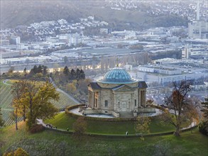 Funerary chapel on the Württenberg. The mausoleum was built between 1820 and 1824 to a design by