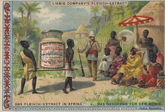 Series Export of Liebig meat extract to Africa, a promotional gift for the king, Liebig picture,