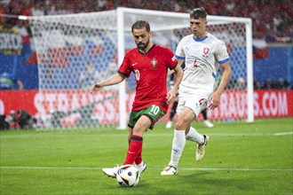 LEIPZIG, GERMANY - JUNE 18, 2024: Euro 2024 Groupe F match Portugal vs Czechia 2:1. In action