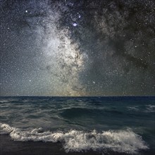 Milky Way Over The Sea