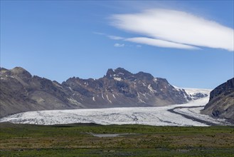 Glacier, Skaftafell, south coast, Iceland, Europe