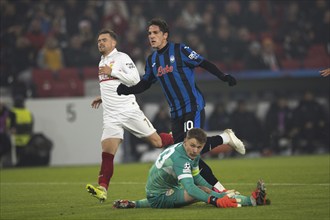 Football match, Nicolo' ZANIOLO Atalanta Bergamo 10 scores 0:2 for Atalanta Bergamo, Maximilian