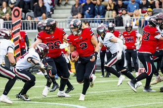 European League of Football, ELF/ Game : Rhein Fire  at  Helvetic Guards on 27. Aug.  2023, in the