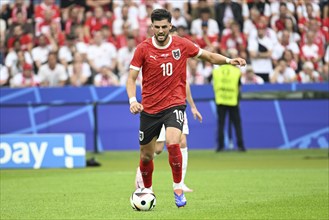 BERLIN, GERMANY - JUNE 21, 2024: Euro 2024 Groupe D match Poland vs Austria 1:3. In action Florian