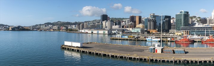 WELLINGTON, NEW ZEALAND, DECEMBER 23, 2022, Panoramic skyline of Wellington, New Zealand, Oceania