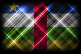 Central African Republic flag, national flag, modern flag background